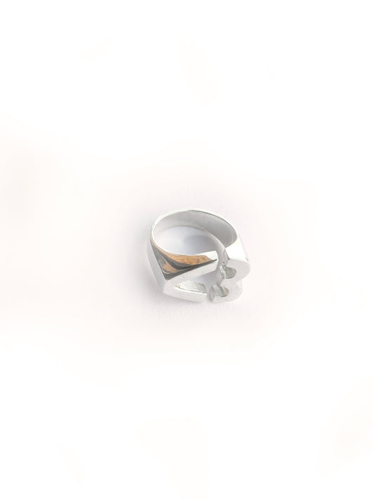 HEART RING SILVER